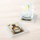 Deadly Elixir: Die dunkelste Braue des Herbstes Glasuntersetzer (Schrägansicht)