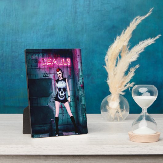 Deadly Gothic Girl Fotoplatte (Seite)