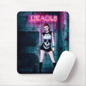 Deadly Gothic Girl Mousepad (Mit Mouse)