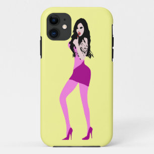 ♔° ・ Deadly Hot Vampire Girl iPhone 5 Fall ・° ♔ 11 Hülle