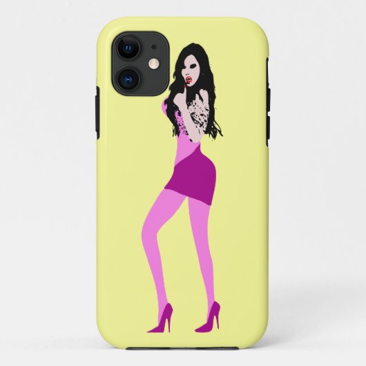 ♔° ・ Deadly Hot Vampire Girl iPhone 5 Fall ・° ♔ Case-Mate iPhone Hülle (Rückseite)