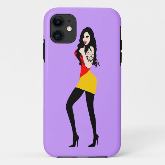 ♔° ・ Deadly Hot Vampire Girl iPhone 5 Fall ・° ♔ Case-Mate iPhone Hülle (Rückseite)