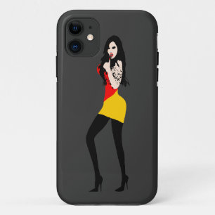 ♔° ・ Deadly Hot Vampire Girl iPhone 5 Fall ・° ♔ Case-Mate iPhone Hülle