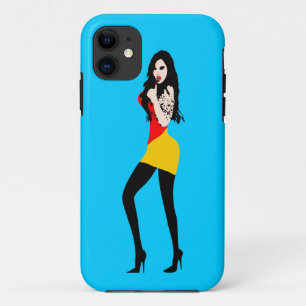 ♔° ・ Deadly Hot Vampire Girl iPhone 5 Fall ・° ♔ Case-Mate iPhone Hülle