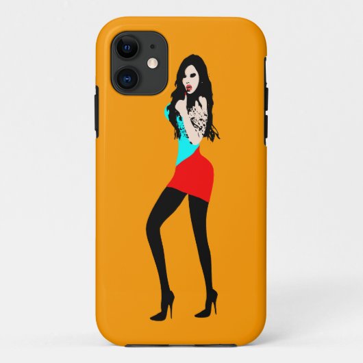 ♔° ・ Deadly Hot Vampire Girl iPhone 5 Fall ・° ♔ Case-Mate iPhone Hülle (Rückseite)