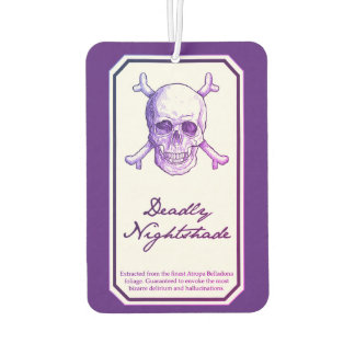 Deadly Nightshade Air Freshener Autolufterfrischer