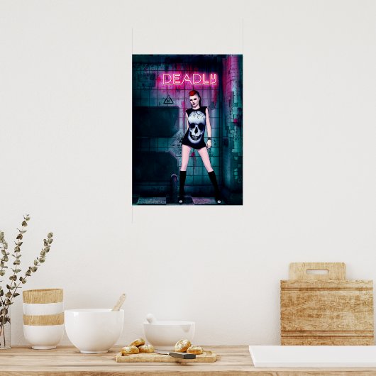 Deadly Rebel Poster (Küche)