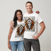 Deadly Vibes: Rock & Roll Skull & Crossbones Logo T-Shirt (Unisex)