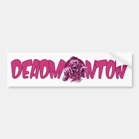 DEADMONTON Autoaufkleber (Vorne)
