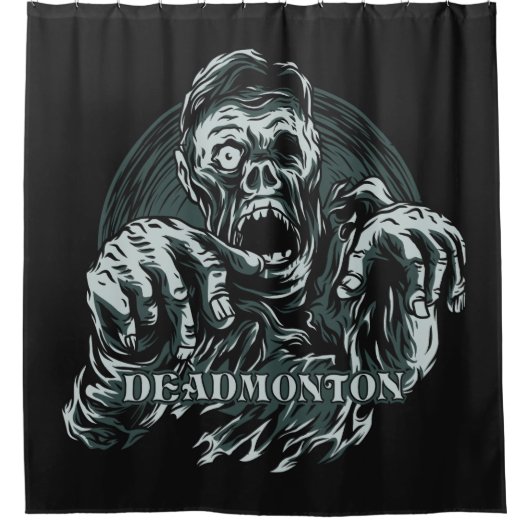 DEADMONTON Duschvorhang (Vorderseite)