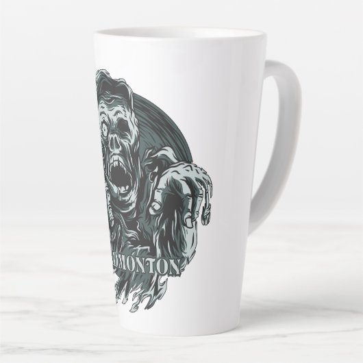 DEADMONTON Latte Tasse (Rechte Ecke)
