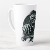 DEADMONTON Latte Tasse (Linke Ecke)