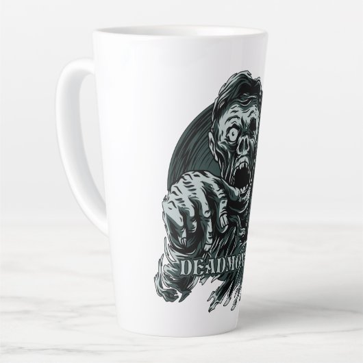 DEADMONTON Latte Tasse (Linke Ecke)