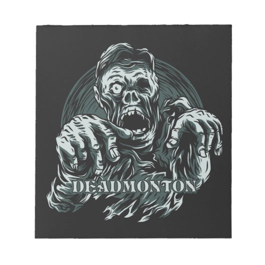 DEADMONTON NOTIZBLOCK (Vorderseite)