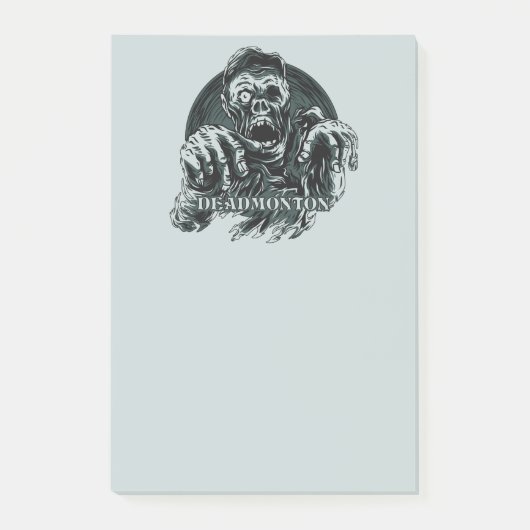DEADMONTON POST-IT KLEBEZETTEL (Vorderseite)