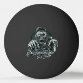 DEADMONTON Tischtennisbälle Tischtennisball (Rückseite)