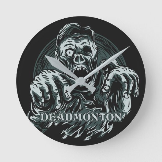 DEADMONTON Wanduhren (Vorderseite)