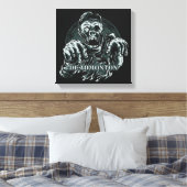 DEADMONTON Zombie Leinwanddruck (Insitu (Schlafzimmer))