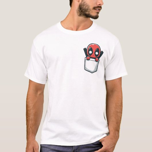 Deadpool en el bolsillo T-Shirt (Vorderseite)