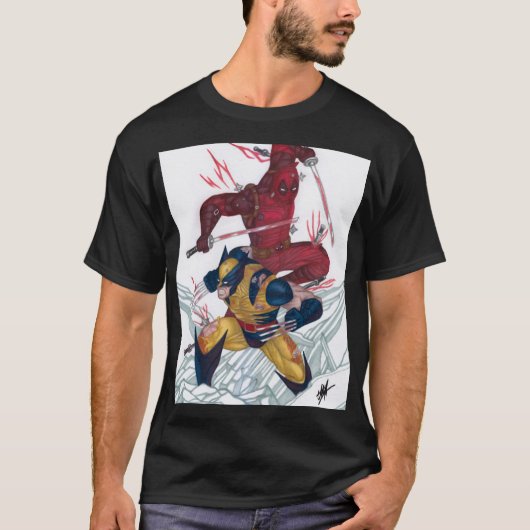 Deadpool & Wolverine T-Shirt (Vorderseite)