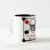 deadseriousskull zweifarbige tasse (Vorderseite Links)