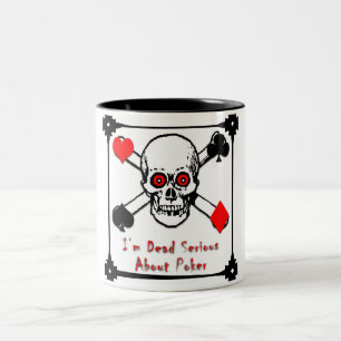 deadseriousskull zweifarbige tasse