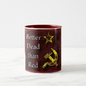 deadthanred zweifarbige tasse (Mittel)
