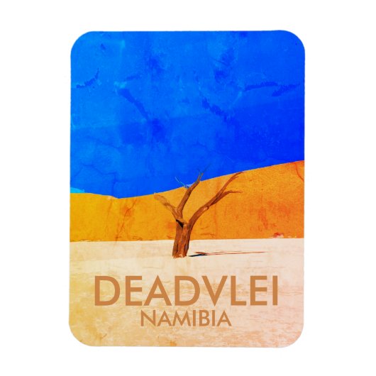 Deadvlei Namibia Magnet (Vertikal)
