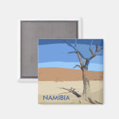 Deadvlei Namibia Magnet (Vorderseite/Rückseite)