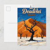 Deadvlei Namibia Postkarte (Vorne/Hinten)