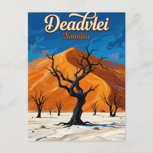 Deadvlei Namibia Postkarte (Vorderseite)