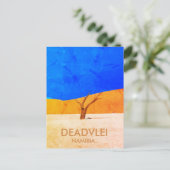 Deadvlei Namibia Postkarte (Stehend Vorderseite)