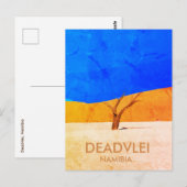 Deadvlei Namibia Postkarte (Vorne/Hinten)