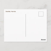 Deadvlei Namibia Postkarte (Rückseite)