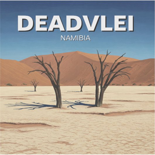 Deadvlei Namibia Travel Aufkleber (Vorderseite)