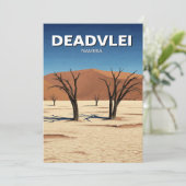 Deadvlei Namibia Travel Feiertagskarte (Stehend Vorderseite)