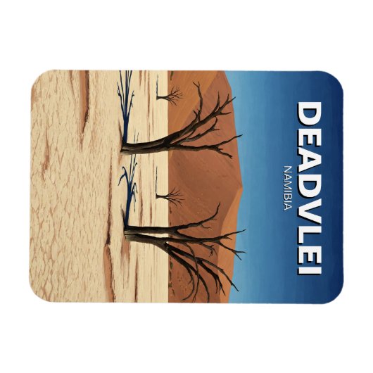Deadvlei Namibia Travel Magnet (Horizontal)