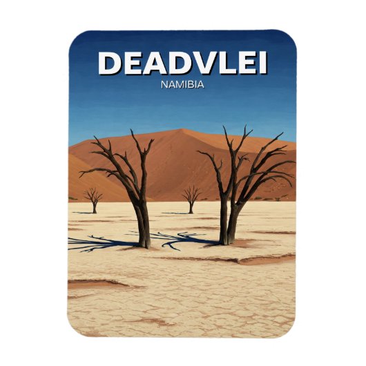 Deadvlei Namibia Travel Magnet (Vertikal)