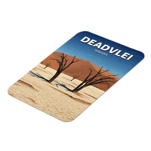 Deadvlei Namibia Travel Magnet (Linke Seite)