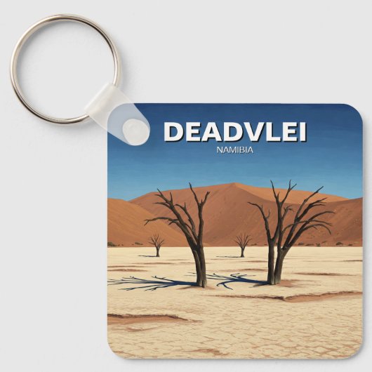 Deadvlei Namibia Travel Schlüsselanhänger (Vorderseite)