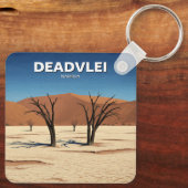 Deadvlei Namibia Travel Schlüsselanhänger (Rückseite)