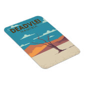 Deadvlei Namibia Vintage Kunst Magnet (Rechte Seite)
