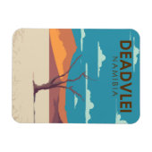 Deadvlei Namibia Vintage Kunst Magnet (Horizontal)