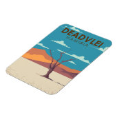 Deadvlei Namibia Vintage Kunst Magnet (Linke Seite)