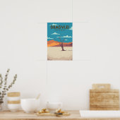 Deadvlei Namibia Vintage Kunst Poster (Küche)