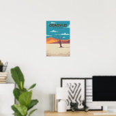 Deadvlei Namibia Vintage Kunst Poster (Heimbüro)