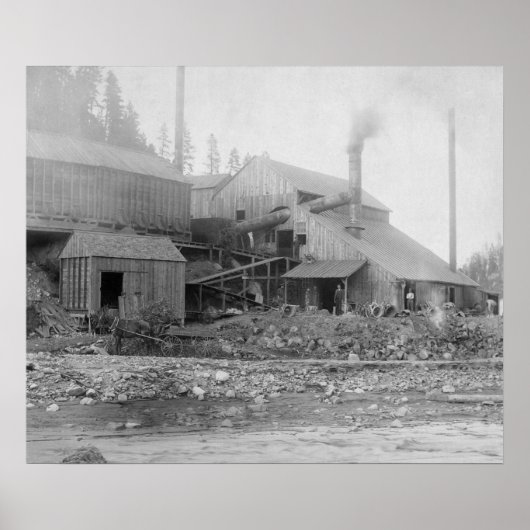 Deadwood and Delaware Smelter Fotografie Poster (Vorne)