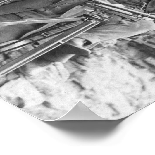 Deadwood Central Railroad Engineer Corps Poster (Ecke)