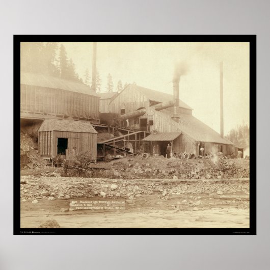 Deadwood & Delaware Smelter SD 1891 Poster (Vorne)