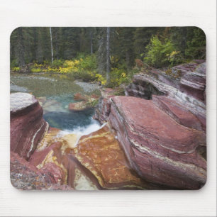 Deadwood Falls am Reynolds Creek im Herbst in Mousepad